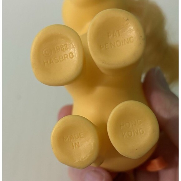 My Little Pony MLP G1 Butterscotch 1982 Hasbro Hong Kong Original Bow 80s Horse - Picture 9 of 9